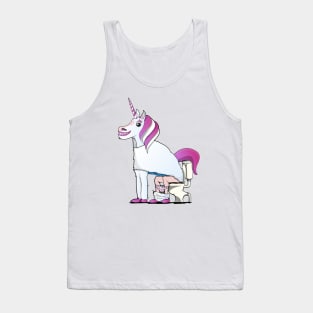 Unicorn on the Toilet Tank Top